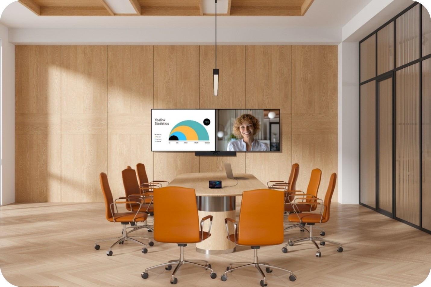 A50 kerfið er hannað fyrir stærri herbergi og er hljóðneminn með 10 metra drægni í frábærum gæðum. En einnig er hægt að tengja kerfið við hljóðnema í loft sé þess þörf.