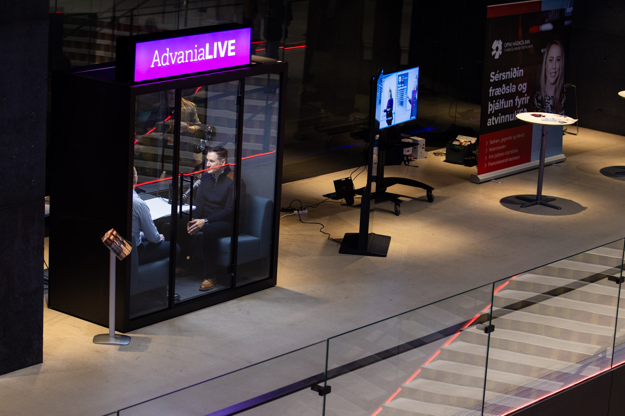 Upptakan frá Advania LIVE er aðgengileg á vefnum okkar. Mynd: Advania/Jón Snær Ragnarsson